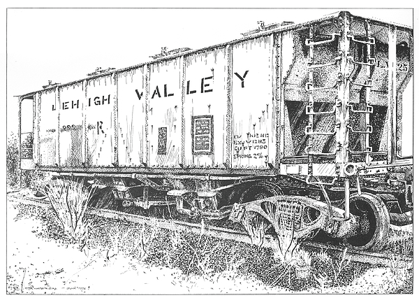 Lehigh Valley Coal Car by Peter Muzyka Lehigh Valley Coal Car by Peter Muzyka